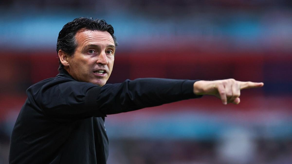 Aston Villa manager Unai Emery